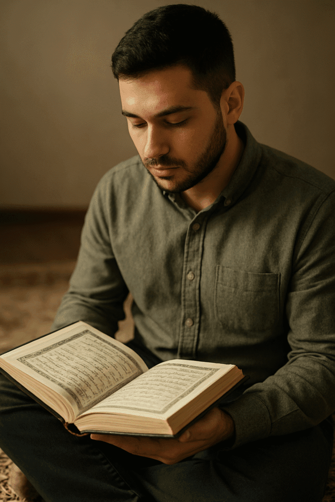 Recitation Quran with daily practice schedule