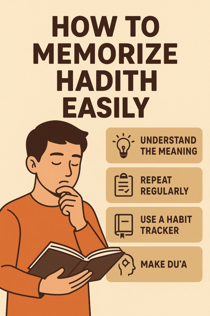 how to memorize hadith easily