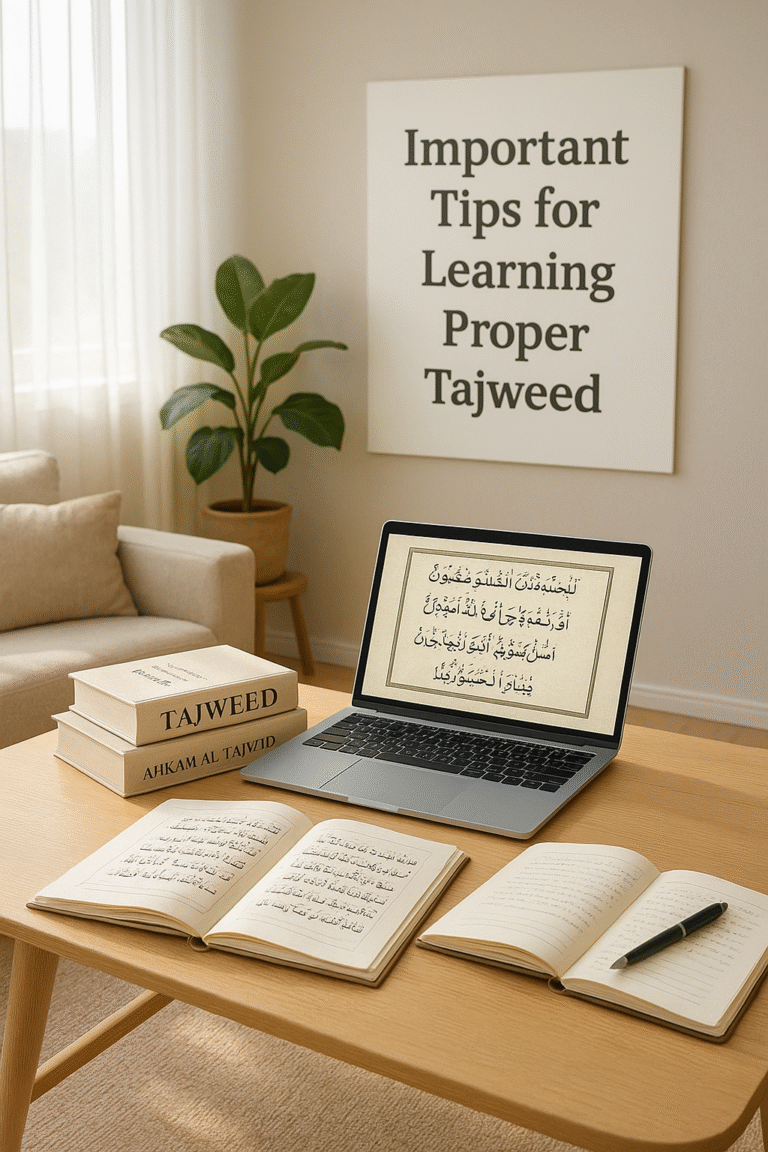 Important Tips for Learning Proper Tajweed