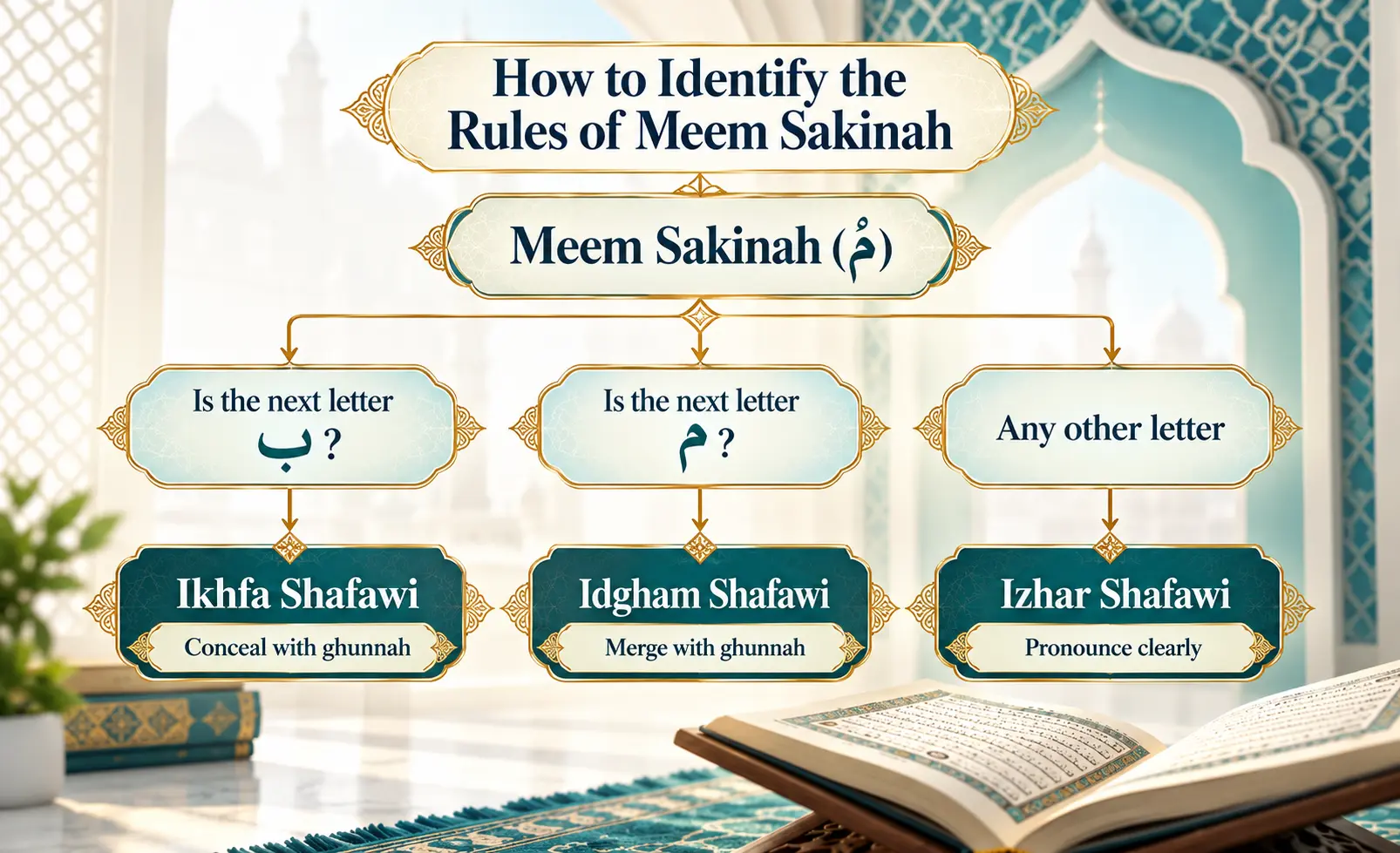 How to Practice Meem Sakinah Rules Effectively