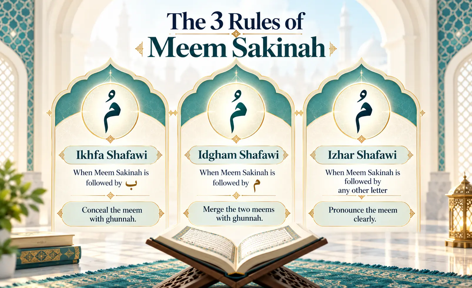 The 3 Rules of Meem Sakinah